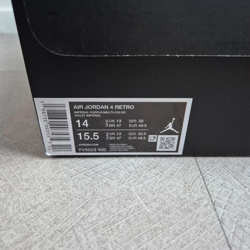 Jordan 4 "Lakers" 2