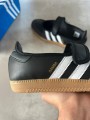 Adidas samba Jane core black carbon white stripes