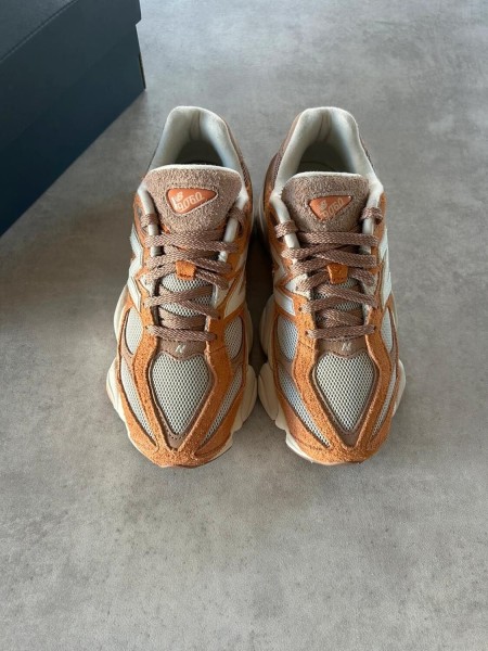 New balance 9060 orange yellow cream white