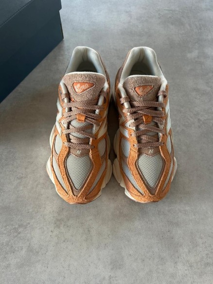 New balance 9060 orange yellow cream white