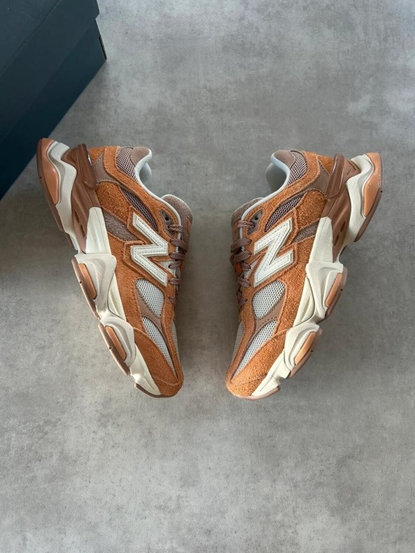 New balance 9060 orange yellow cream white 2