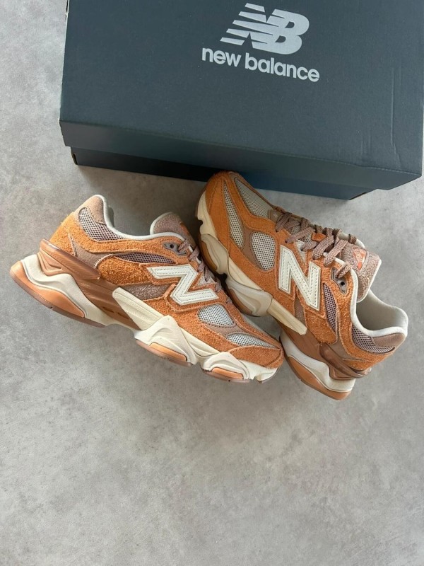 New balance 9060 orange yellow cream white 2