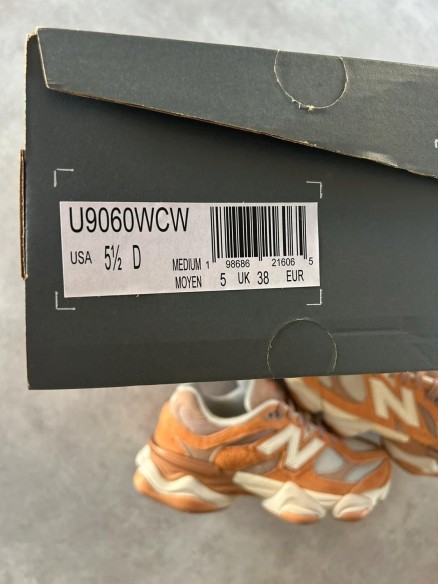 New balance 9060 orange yellow cream white