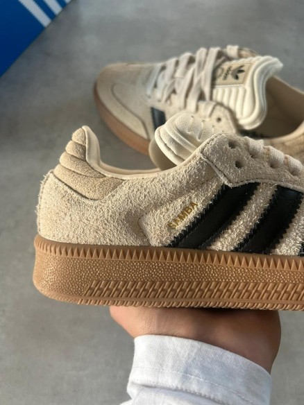 Adidas samba xlg cardboard beige black white cream