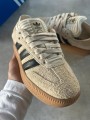 Adidas samba xlg cardboard beige black white cream
