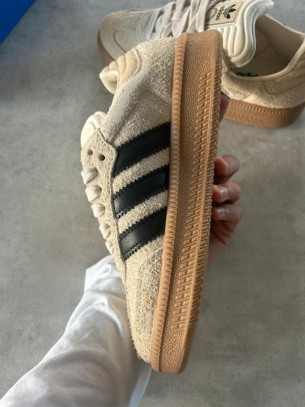 Adidas samba xlg cardboard beige black white cream 2