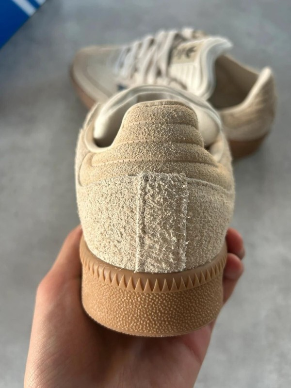 Adidas samba xlg cardboard beige black white cream 2