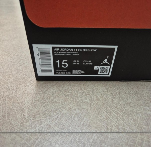 Jordan 11 Low "Bred" 2025