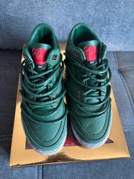 Jordan 3 retro Teyana Taylor "Concrete Rose" 38