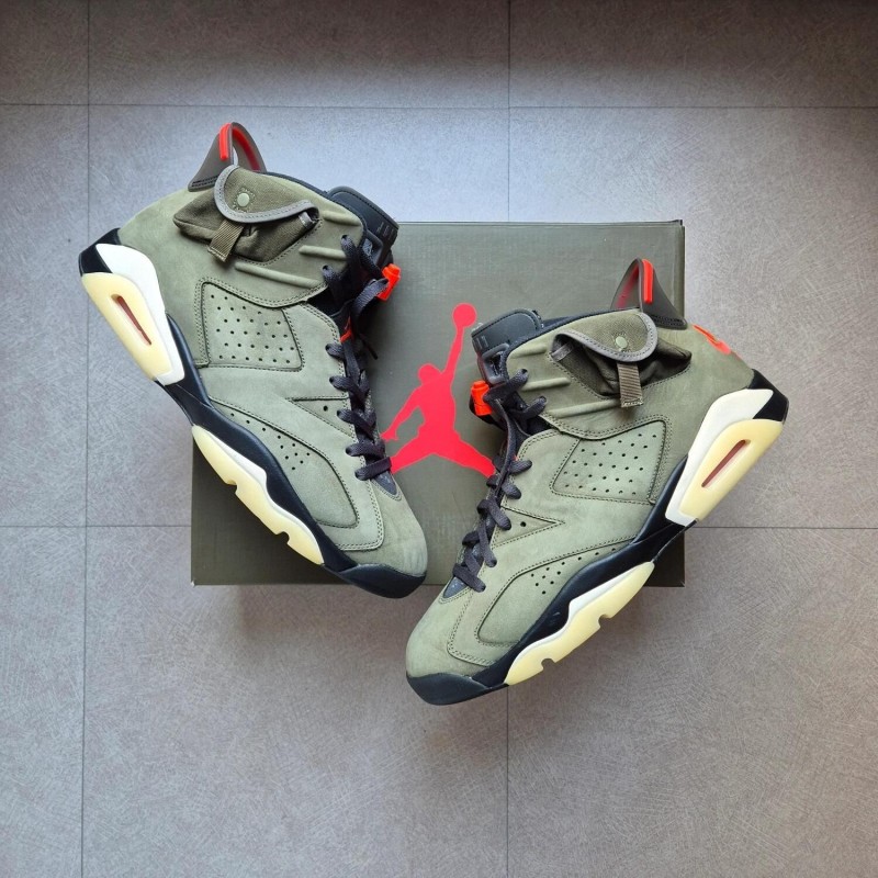 Jordan 6 x Travis Scott " Olive "