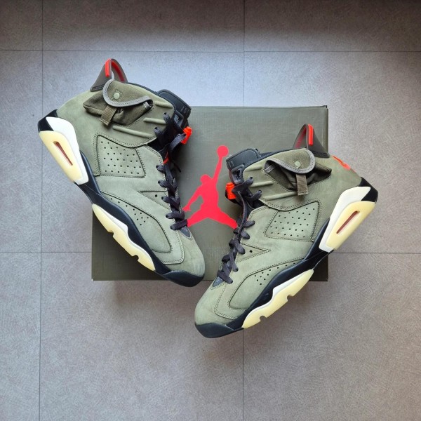 Jordan 6 x Travis Scott " Olive "