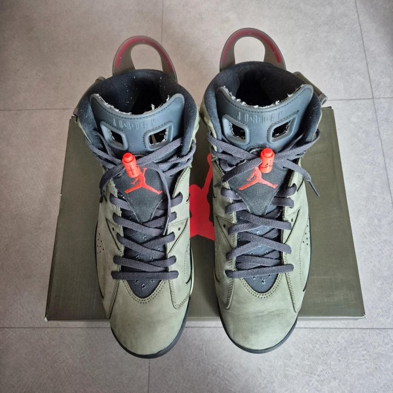 Jordan 6 x Travis Scott " Olive " 2