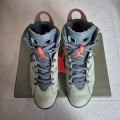 Jordan 6 x Travis Scott " Olive "