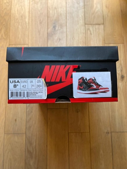 Jordan 1 Retro Homage to home (scarface) taille 42 comme neuve + débardeur Jordan taille 42