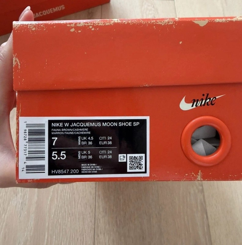 Nike Jacquemus Moon Shoe Brown - 38 - Neuf 2
