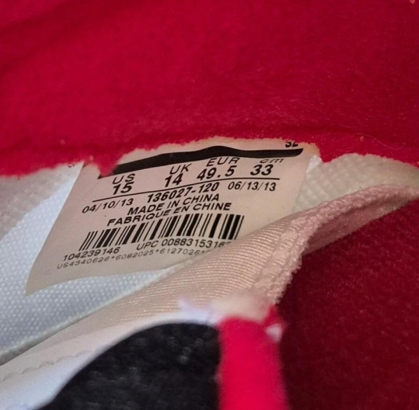 Jordan 5 OG "Fire Red" 2013