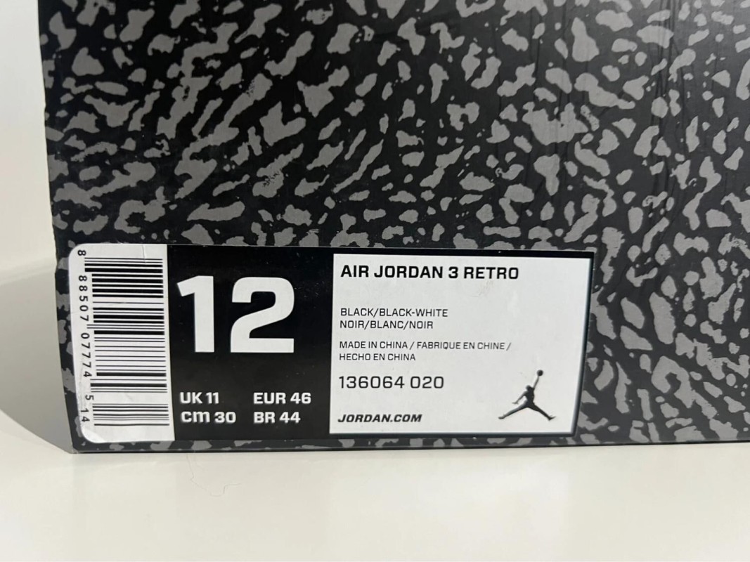 Nike air jordan 3 Cyber monday (2016) 2