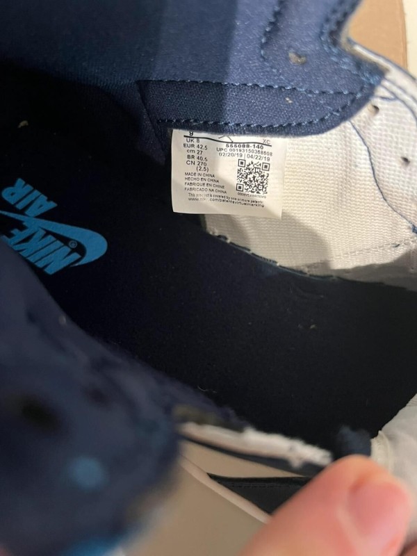 Nike air jordan 1 high obsidian blue 2