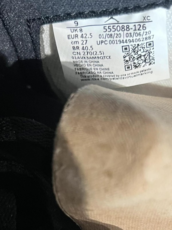 Nike air jordan 1 high light smoke grey 2