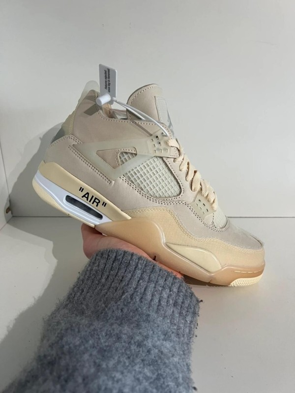 Nike air jordan 4 X Off-White Sail