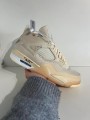 Nike air jordan 4 X Off-White Sail