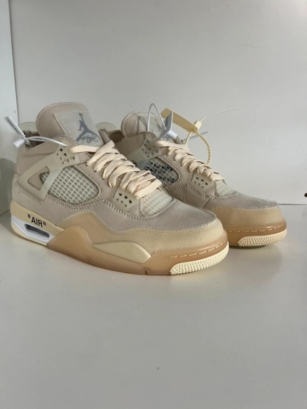 Nike air jordan 4 X Off-White Sail