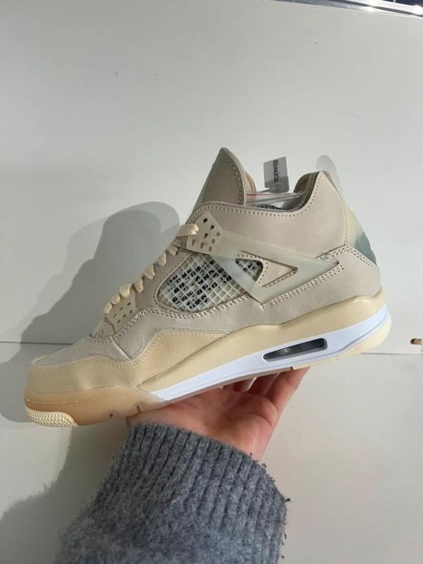 Nike air jordan 4 X Off-White Sail 2