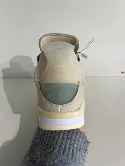 Nike air jordan 4 X Off-White Sail