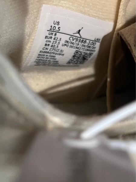 Nike air jordan 4 X Off-White Sail