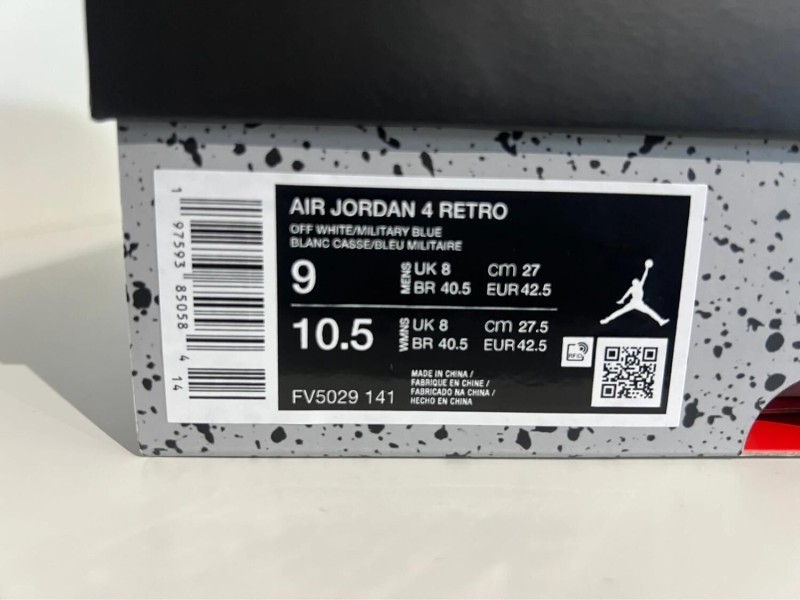 Nike air jordan 4 military blue