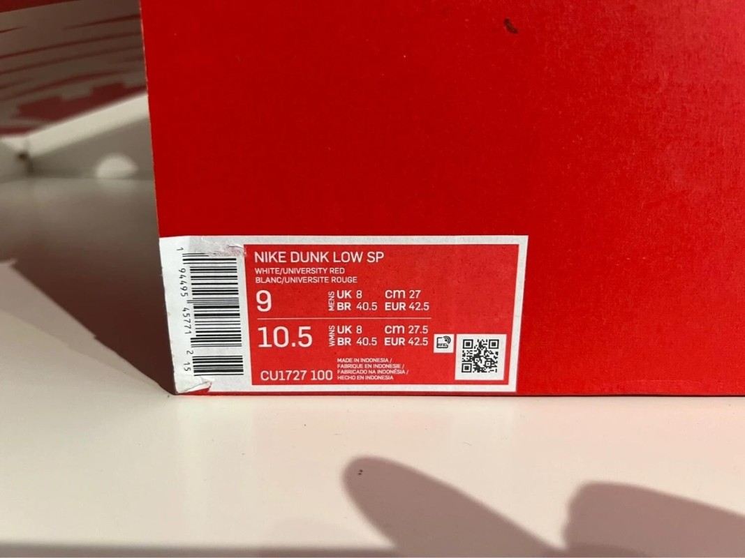 Nike dunk low St Johns (University red) 2