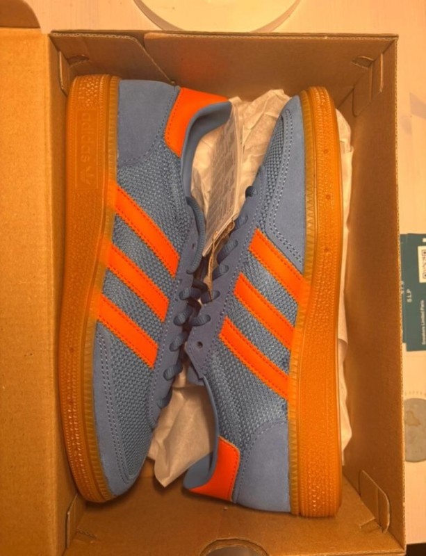 adidas handball spezial bleu orange taille 37 1/3 2