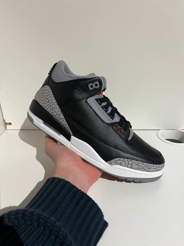 Nike Air jordan 3 black cement reimagined