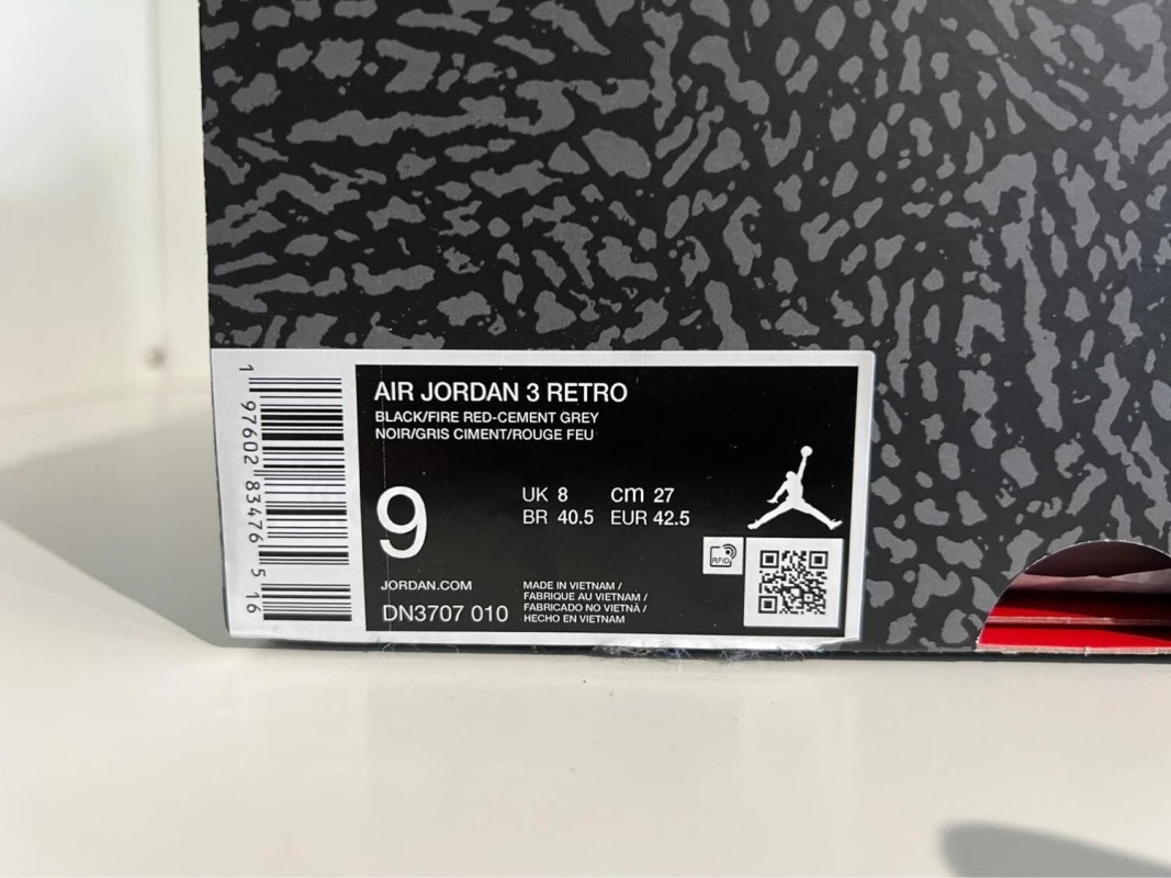 Nike Air jordan 3 black cement reimagined 2