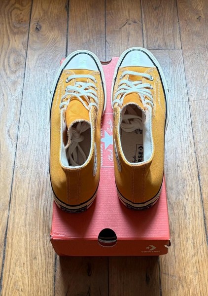 Converse chuck taylor 70 high yellow jaune orange sunflower egret 41
