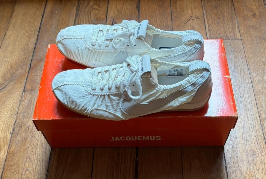 Nike Jacquemus moon shoe sp white cream soft pearl blanc 43