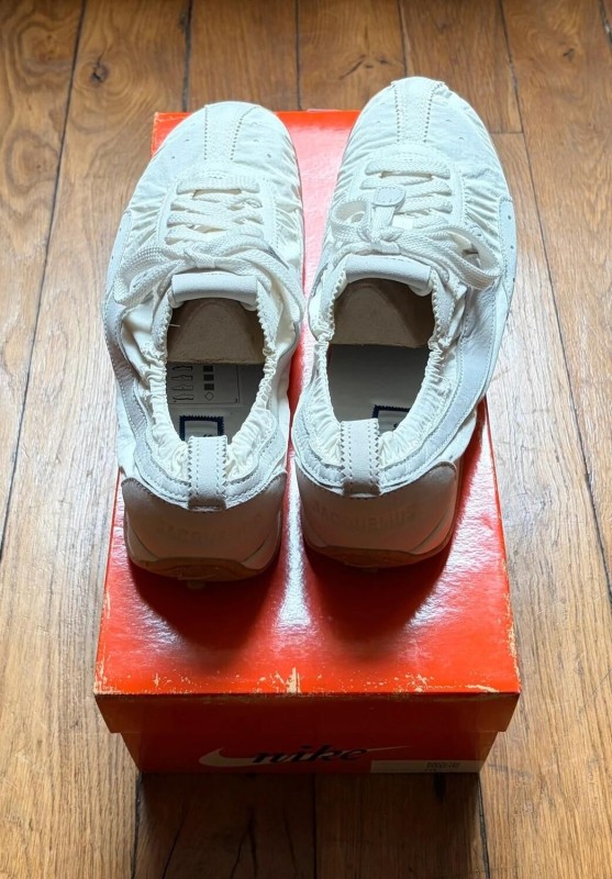 Nike Jacquemus moon shoe sp white cream soft pearl blanc 43 2