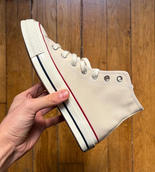 Converse chuck taylor 70 high parchment white cream parchemin blanc creme egret 38