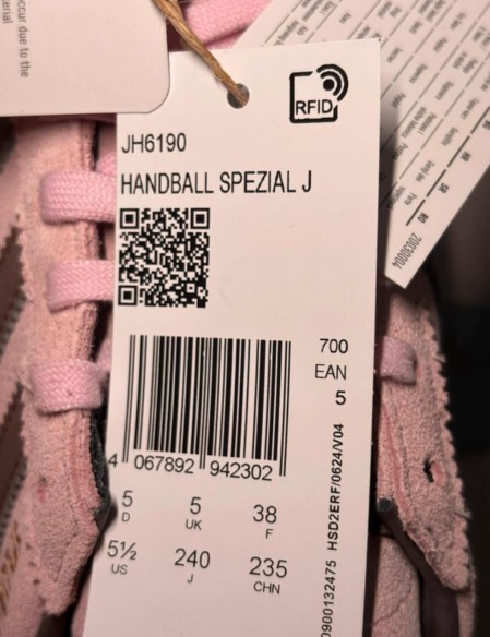 adidas handball spezial clear rose earth strata pink taille 38