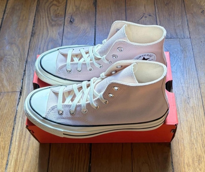 Converse chuck taylor 70 high shy flamingo pink rose egret 39