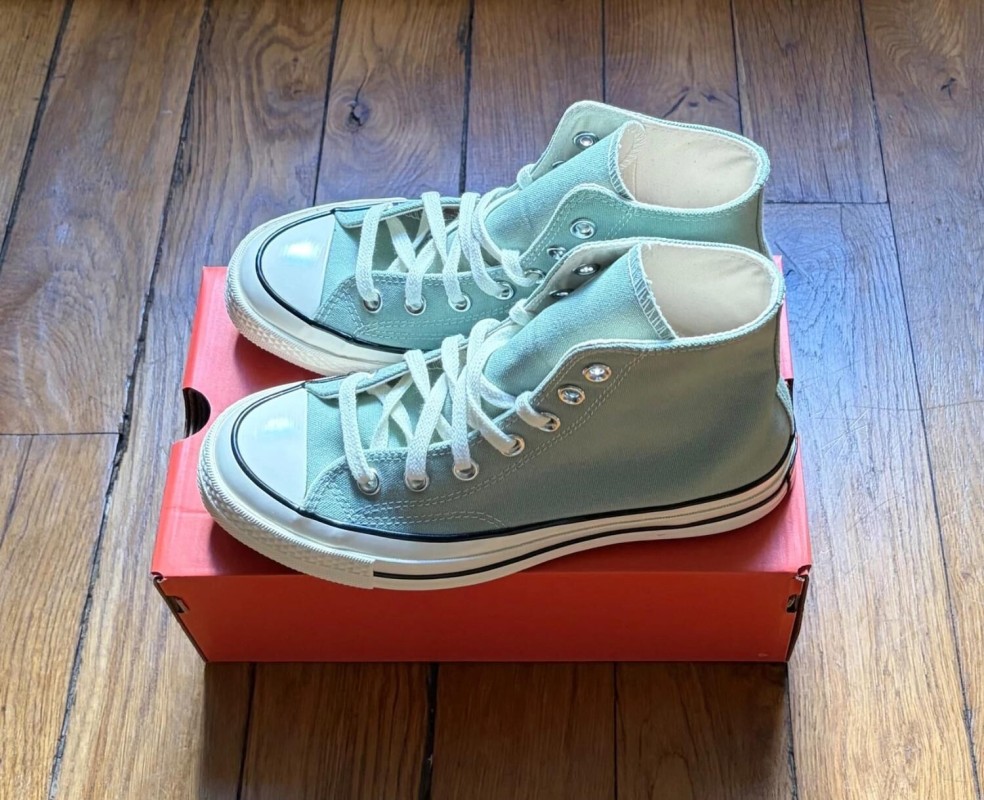 Converse chuck taylor 70 high thyme again green mint vert menthe egret 38 2