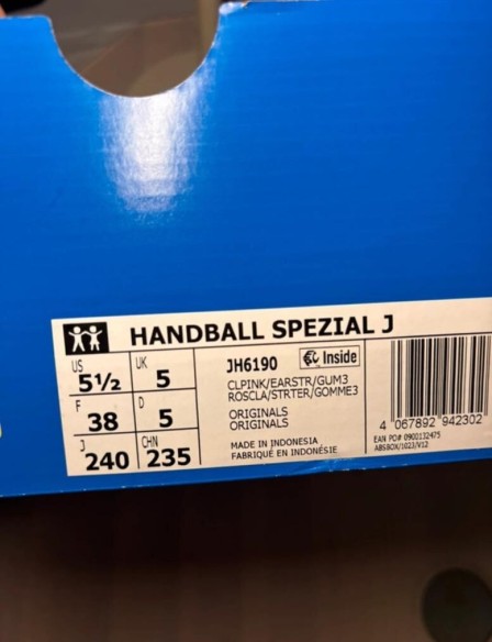 adidas handball spezial clear rose earth strata pink taille 38