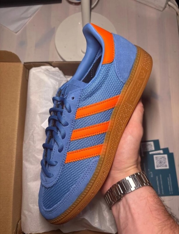 adidas handball spezial bleu orange taille 38 2/3