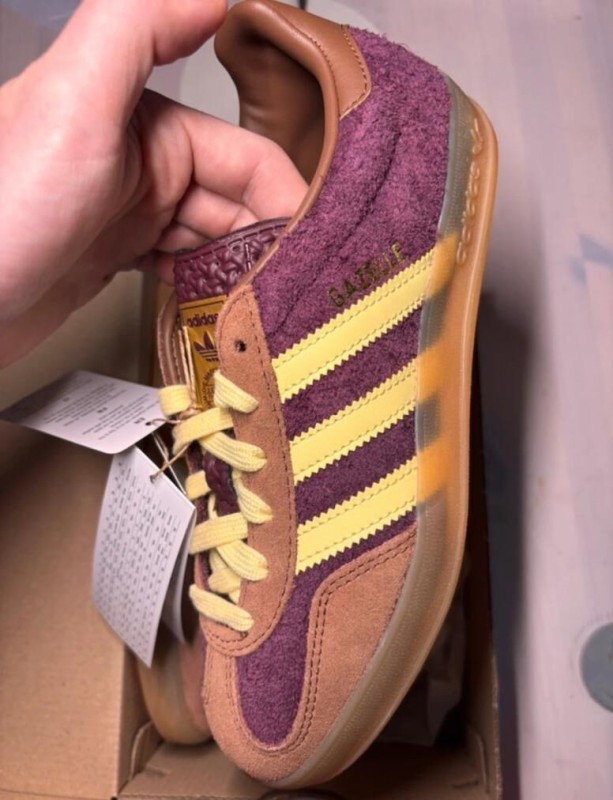 adidas gazelle indoor marron almost yellow taille 36 2/3 2