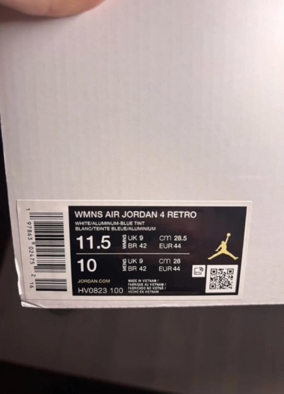 Jordan 4 Forget me not taille 44 2