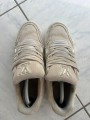 Louis vuitton lv trainer tissu crème beige taille 7 42-42,5