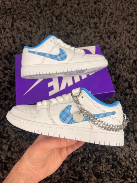 Nicole Hause x Nike SB Dunk Low Blanc Bleu Ciel - Taille 36 EU