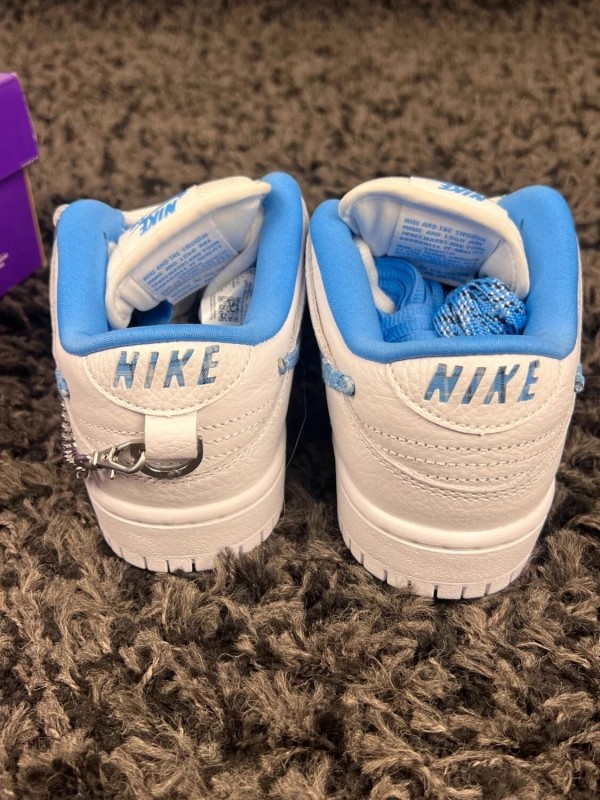 Nicole Hause x Nike SB Dunk Low Blanc Bleu Ciel - Taille 36 EU 2