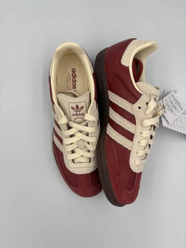 adidas samba og bordeaux/crème - 38 2/3 2