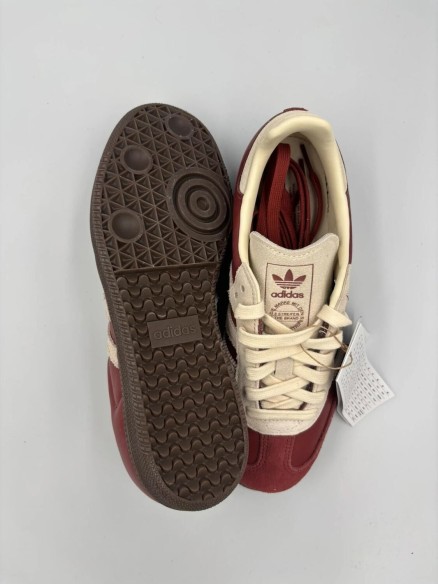 adidas samba og bordeaux/crème - 38 2/3